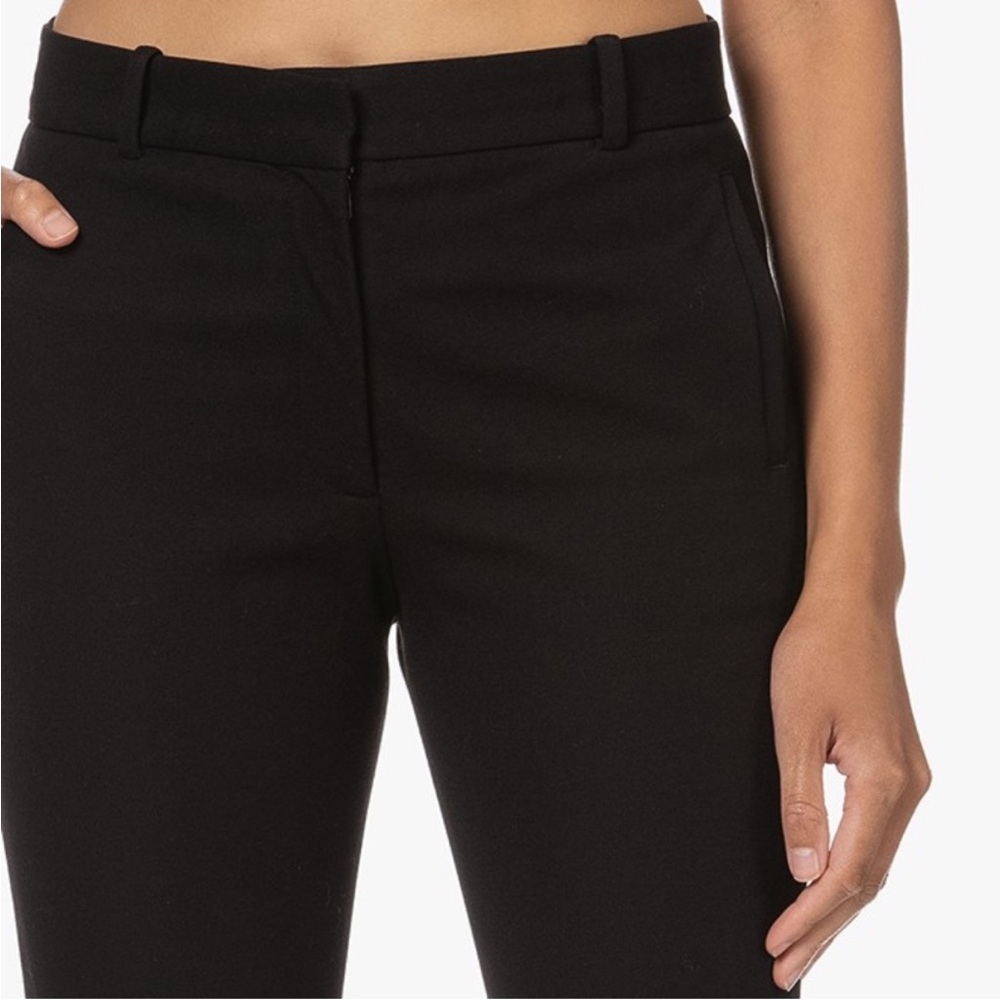Joseph New Eliston Gabardine Stretch Trousers Pants Women’s 42 Black - Picture 7 of 11